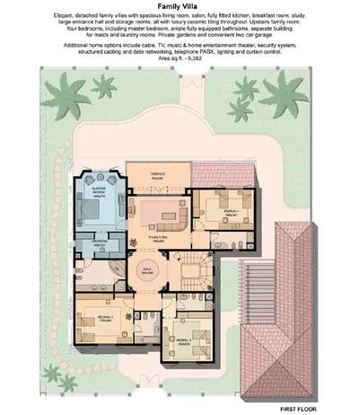 4 - Bedroom - Family Villa - Upper Floor- 4682 sq ft