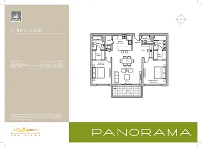 2 Bedroom - 1280 sq ft
