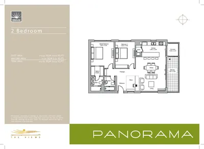 2 Bedroom - 1354 sq ft