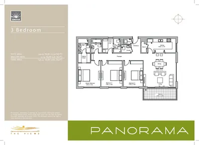 3 Bedroom - 1685 sq ft