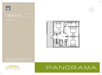 3 Bedroom Penthouse - Upper 2575 sq ft