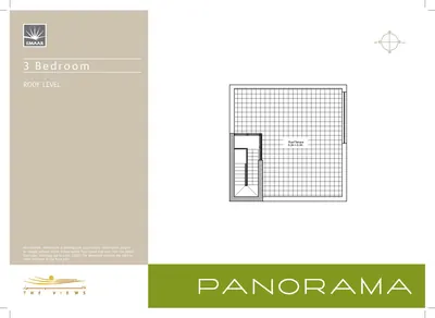 3 Bedroom Penthouse - Roof 2575 sq ft
