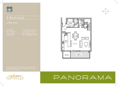 3 Bedroom Penthouse - Lower 2821 sq ft