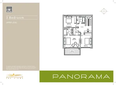 3 Bedroom Penthouse - Upper 2821 sq ft