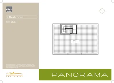 3 Bedroom Penthouse - Roof 3524 sq ft