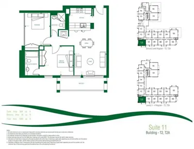 2 Bedroom - 964 sq ft