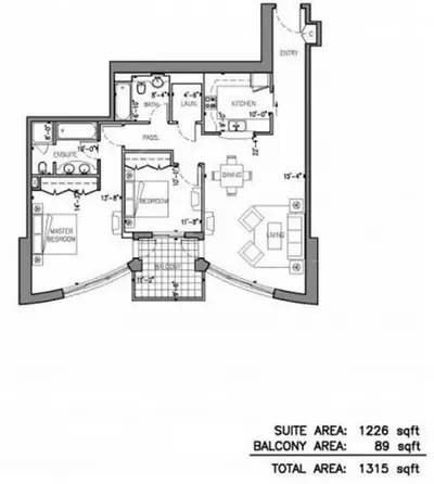 Travo - 2 Bedroom - 1315 sq ft