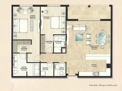 2 Bed Type 1