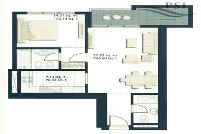 1 Bed - Type A