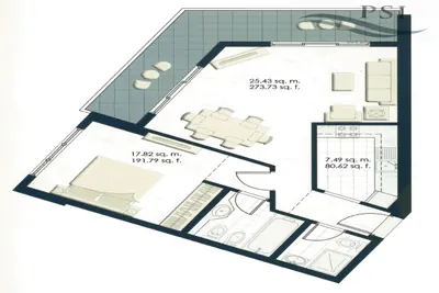 1 Bed - Type D