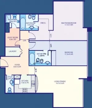Type B - 2 Bed