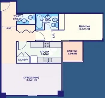 Type C - 1 Bed