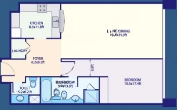 Type D - 1 Bed