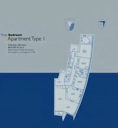 Type 1 - 3 Bed