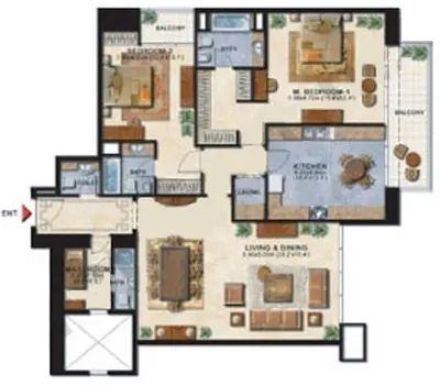 2 bed - Type 1