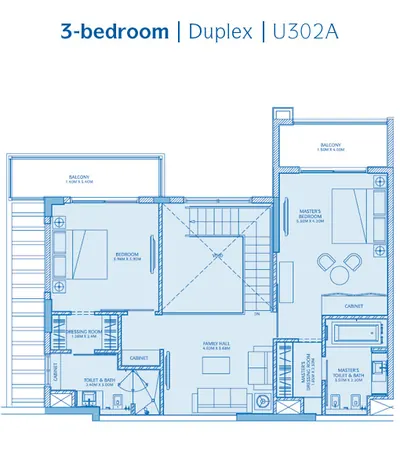 Unit 302A - Duplec 3 Bed - Upper
