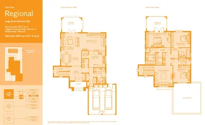 Regional 3 Bedroom Large 3997 sq ft