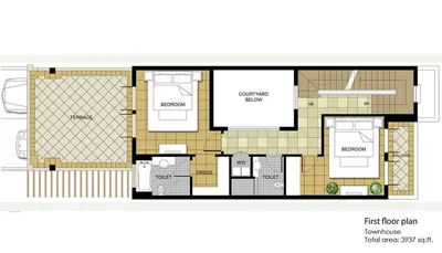 Town House - First Floor - 3937 ft