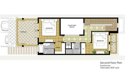 Town House - Second Floor - 3937 sq ft