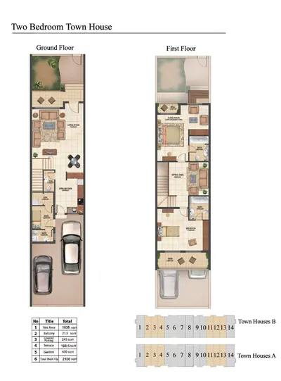 Townhouse - 2 Bed