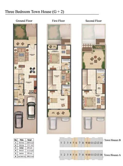 Townhouse - 3 Bed