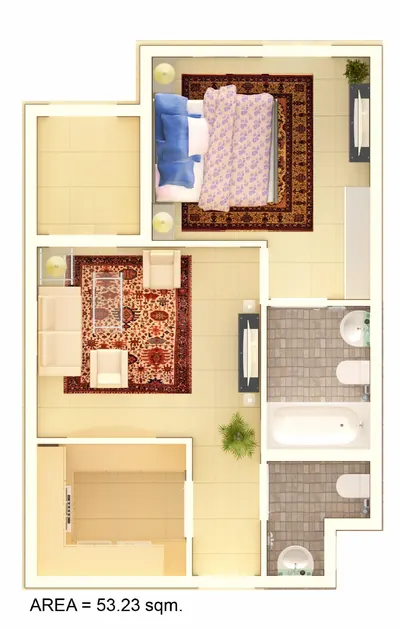 1 Bed