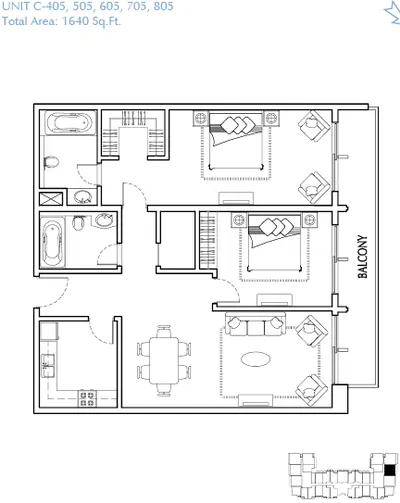 2 bed - Typical