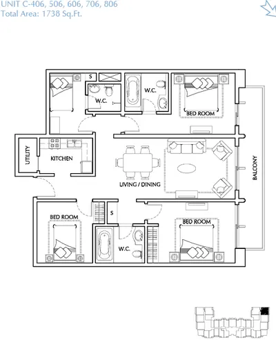 3 bed - Typical