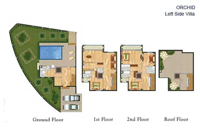 Orchid Townhouse - Left Townhouse