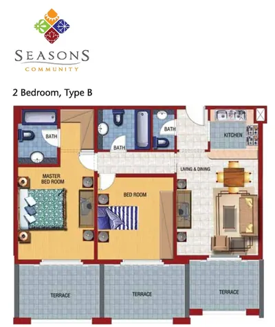 2 Bed B - Standard