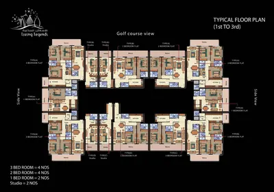 Typical Floors 1 - 3