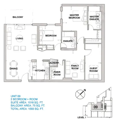 Unit 09 - 2 Bed - 1593