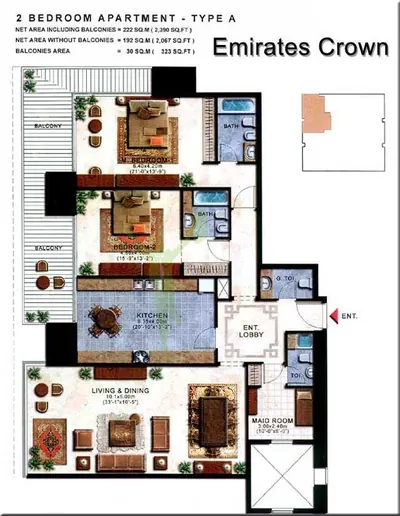 Type A - 2 Bed