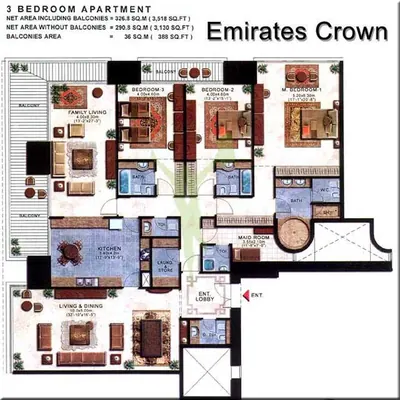 3 Bed