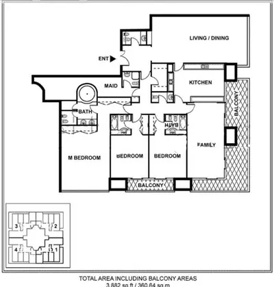 3 Bed