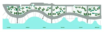 JBR Map - Masterplan