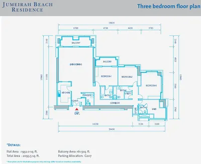 3 - Bedroom - 2094 sq ft