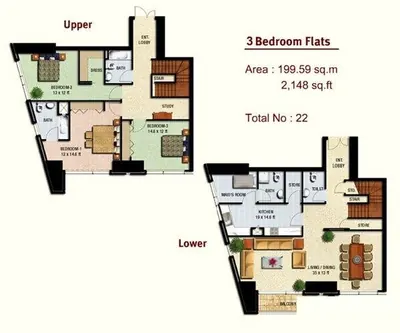 3 Bed Duplex