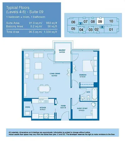 North - Suite 9 - 1 Bedroom