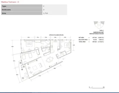 3 - Bedroom - 1710 sq ft