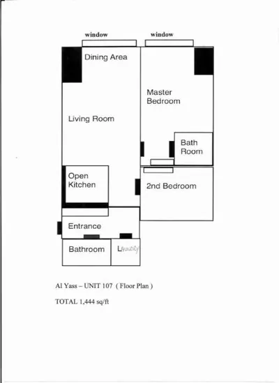 Yass - 2 Bed - 1444 sq ft