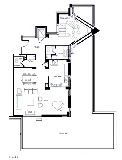 Mesk 3 Bed - Level 1 - 4581 sq ft
