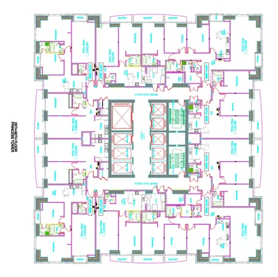 25th to 50th Floor