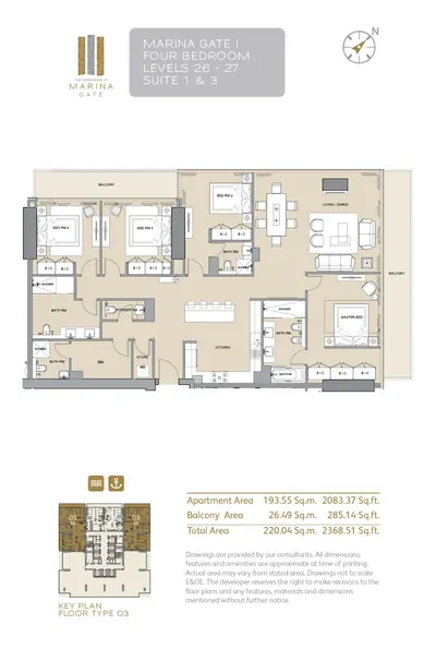 Lev 26-27 - Suite 01 & 03