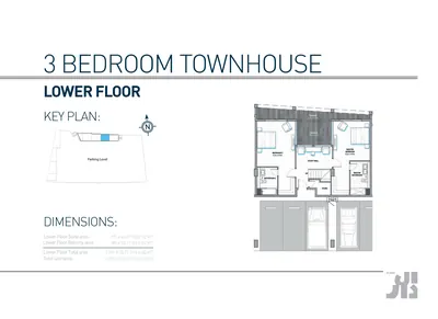 Type 3 Bed Townhouse - Lower