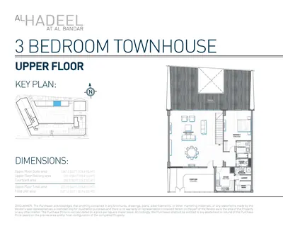 Type 3 Bed Townhouse - Upper