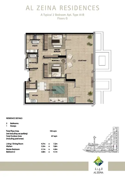 2 Bed - A1B