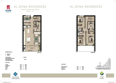 3 Bed Duplex - A4