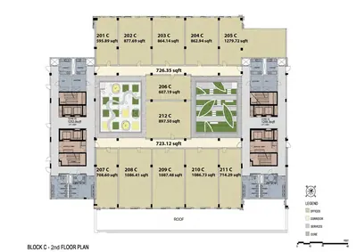 Block C - 2nd Floor