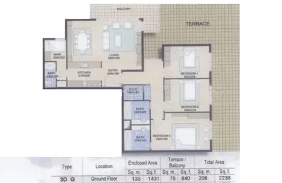Typical 3 Bedroom